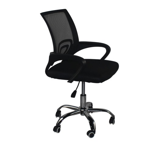 BF2101-F (without relax) Office Chair Chrome/Black Mesh (1pc)
