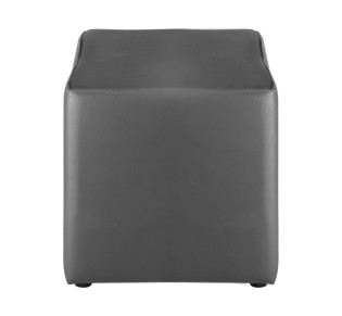 CLUB Stool Pu Grey 37x37x42 2
