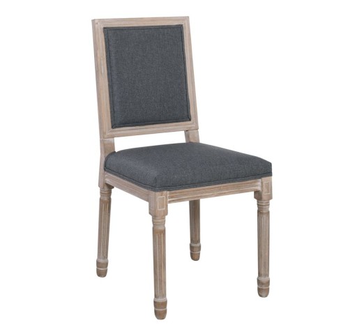 JAMESON Square Chair Decape/Fabric Grey