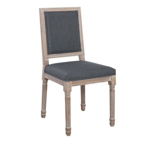 JAMESON Square Chair Decape/Fabric Grey