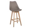 MARTIN Bar Stool PP Sand Beige - seat height 67cm (assembled cushion)