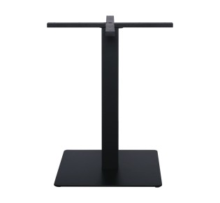 PRATO Βάση Τραπεζιού 50x50cm H.72cm Cross 60x60cm Μέταλλο Βαφή Μαύρο