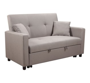 IMOLA Sofa 2-Seater - Bed / Fabric Cappuccino