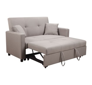 IMOLA Sofa 2-Seater - Bed / Fabric Cappuccino