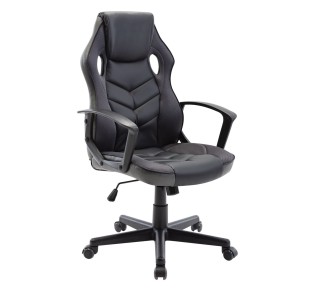 BF7700 Bucket Manager Armchair Mesh&Pu Black/Grey 2
