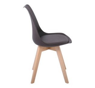MARTIN STRIPE Chair PP Brown (assembled cushion)