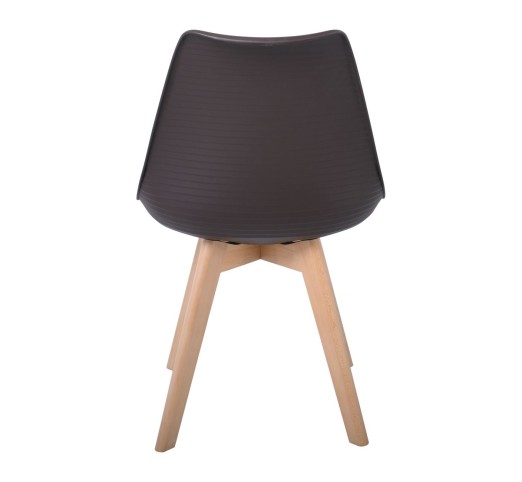 MARTIN STRIPE Chair PP Brown (assembled cushion)