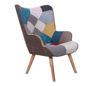 MARON Armchair Patchwork Fabric