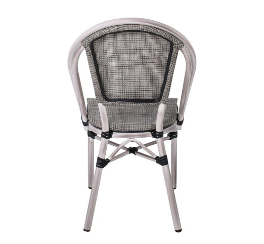 COSTA Chair Alu Antique Grey/Textilene Beige