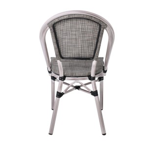 COSTA Chair Alu Antique Grey/Textilene Beige