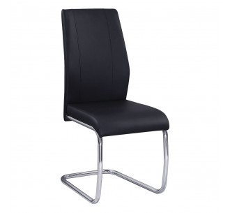 TULIP Chair Pu Black
