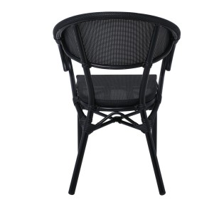 COSTA Armchair Alu Black/Textilene Black