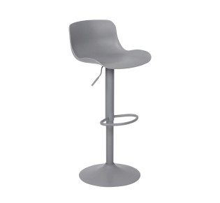MOSS Bar Stool Metal/PP Grey
