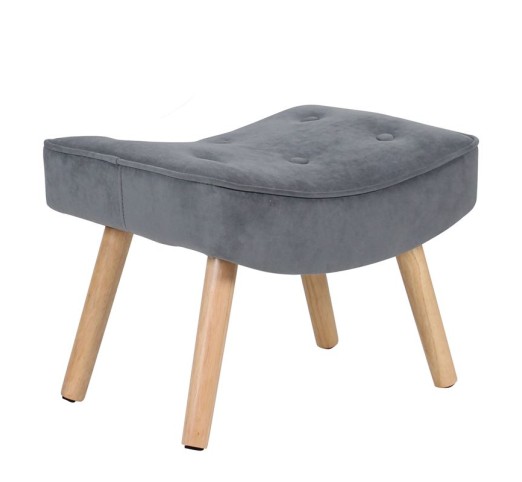 ALMA Stool / Velure Grey (K/D)