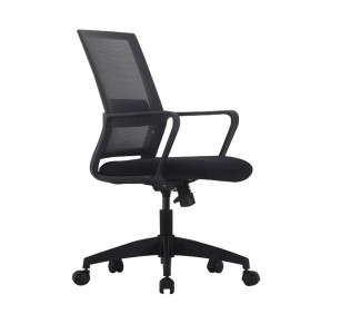 BF2115 Office Armchair Black Mesh/Fabric