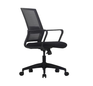 BF2115 Office Armchair Black Mesh/Fabric