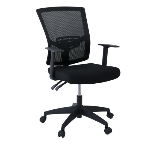 BF2910 Office Armchair Black Mesh/Fabric