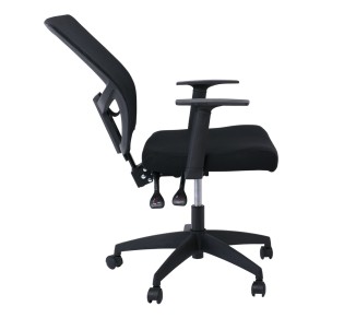 BF2910 Office Armchair Black Mesh/Fabric