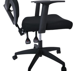 BF2910 Office Armchair Black Mesh/Fabric