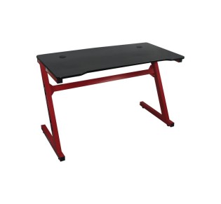 GAMING Desk 120x60x75cm Τype Carbon/Red Steel