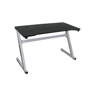 GAMING Γραφείο 120x60cm τ.Carbon Μέταλλο Βαφή Άσπρο