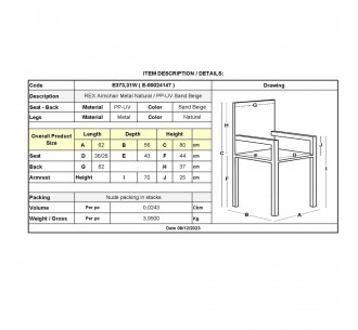 REX Armchair-Pro Metal... 2