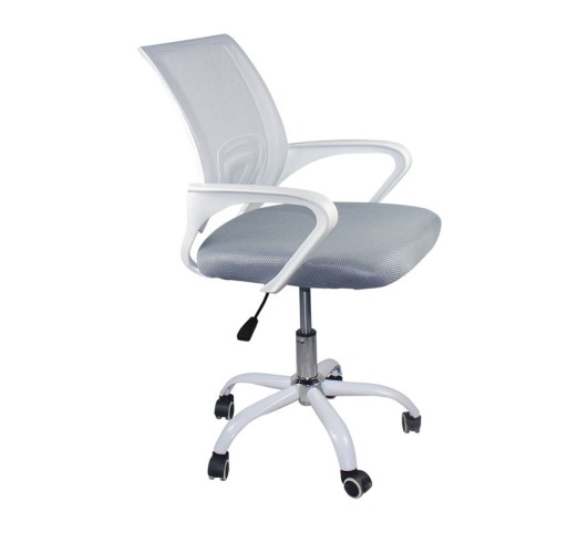 BF2101-SC (without relax) Office Chair White/Mesh Grey