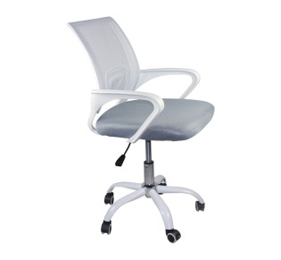 BF2101-SC (without relax) Office Chair White/Mesh Grey 2