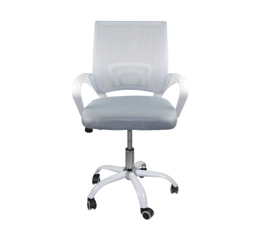 BF2101-SC (without relax) Office Chair White/Mesh Grey