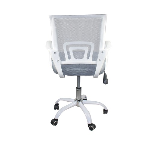 BF2101-SC (without relax) Office Chair White/Mesh Grey