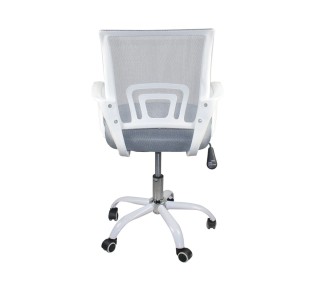 BF2101-SC (without relax) Office Chair White/Mesh Grey