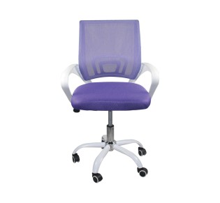 BF2101-SC (without relax) Office Chair White/Mesh Purple