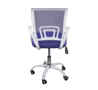 BF2101-SC (without relax) Office Chair White/Mesh Purple