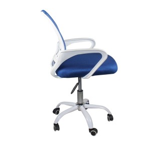 BF2101-SC (without relax) Office Chair White/Mesh Blue