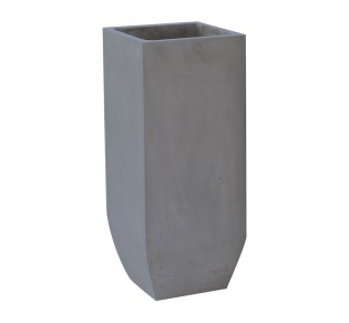 FLOWER POT-1 25x25x60cm / Cement Grey 2