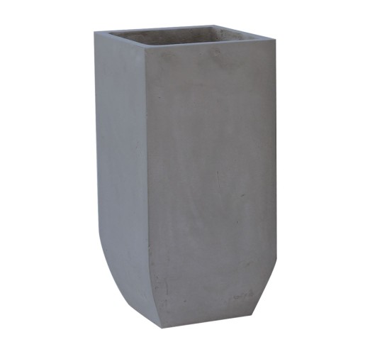 FLOWER POT-1 Cement Grey 35x35x80cm