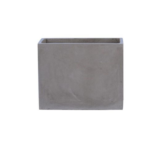 FLOWER POT-2 Cement Grey 50x20x40cm