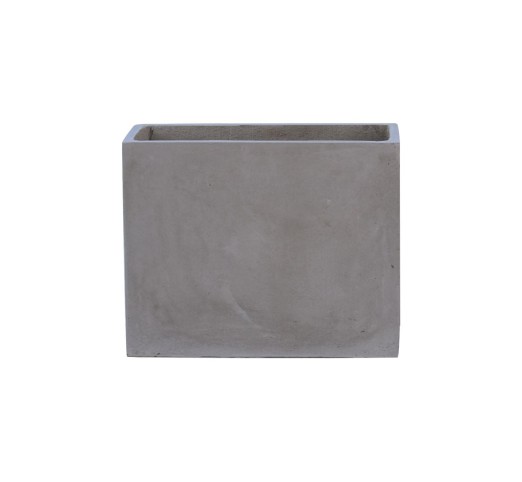 FLOWER POT-2 Cement Grey 50x20x40cm
