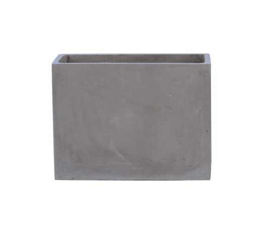 FLOWER POT-2 Cement Grey 60x30x45cm