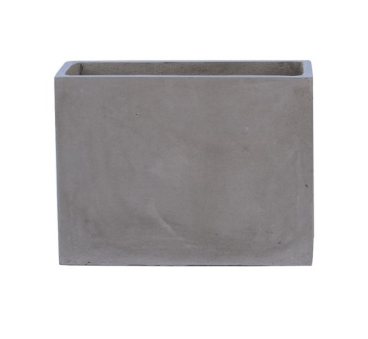 FLOWER POT-2 Cement Grey 70x40x50cm