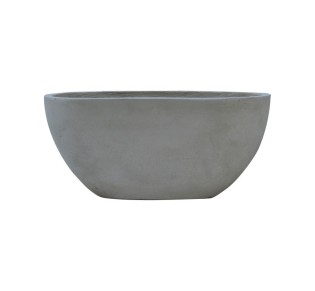 FLOWER POT-4 Cement Grey 56x27x26cm