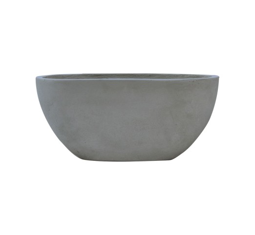 FLOWER POT-4 Cement Grey 56x27x26cm