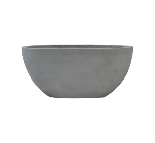 FLOWER POT-4 Cement Grey 56x27x26cm