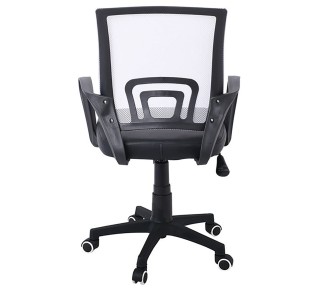 BF2101-P (with relax) Nylon Base Armchair Grey Mesh-Black Pu (1pc)