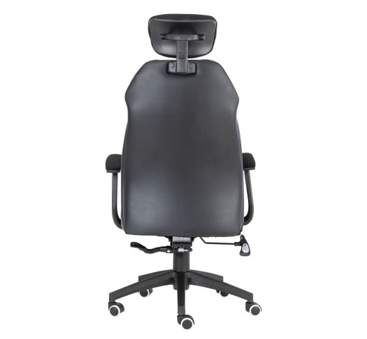 BF8300 Πολυθρόνα Γραφείου Διευθυντή, Microfiber Μαύρο PU Μαύρο