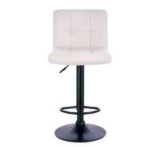 LINO Bar Stool with Back - Height Adjustment | e-epipla.com