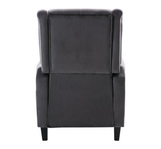 CHESTER Relax Armchair Velure Grey Fabric