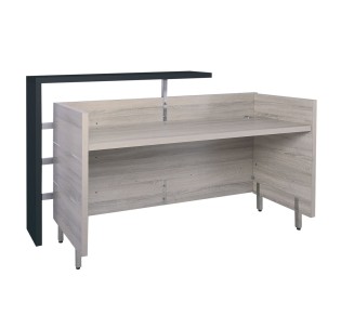 Reception PROGRESS 180x75x110cm Elm/Grey