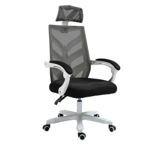 BF2985 White Manager Armchair Mesh Black 2
