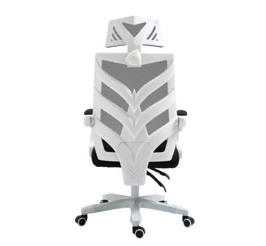 BF2985 White Manager Armchair Mesh Black